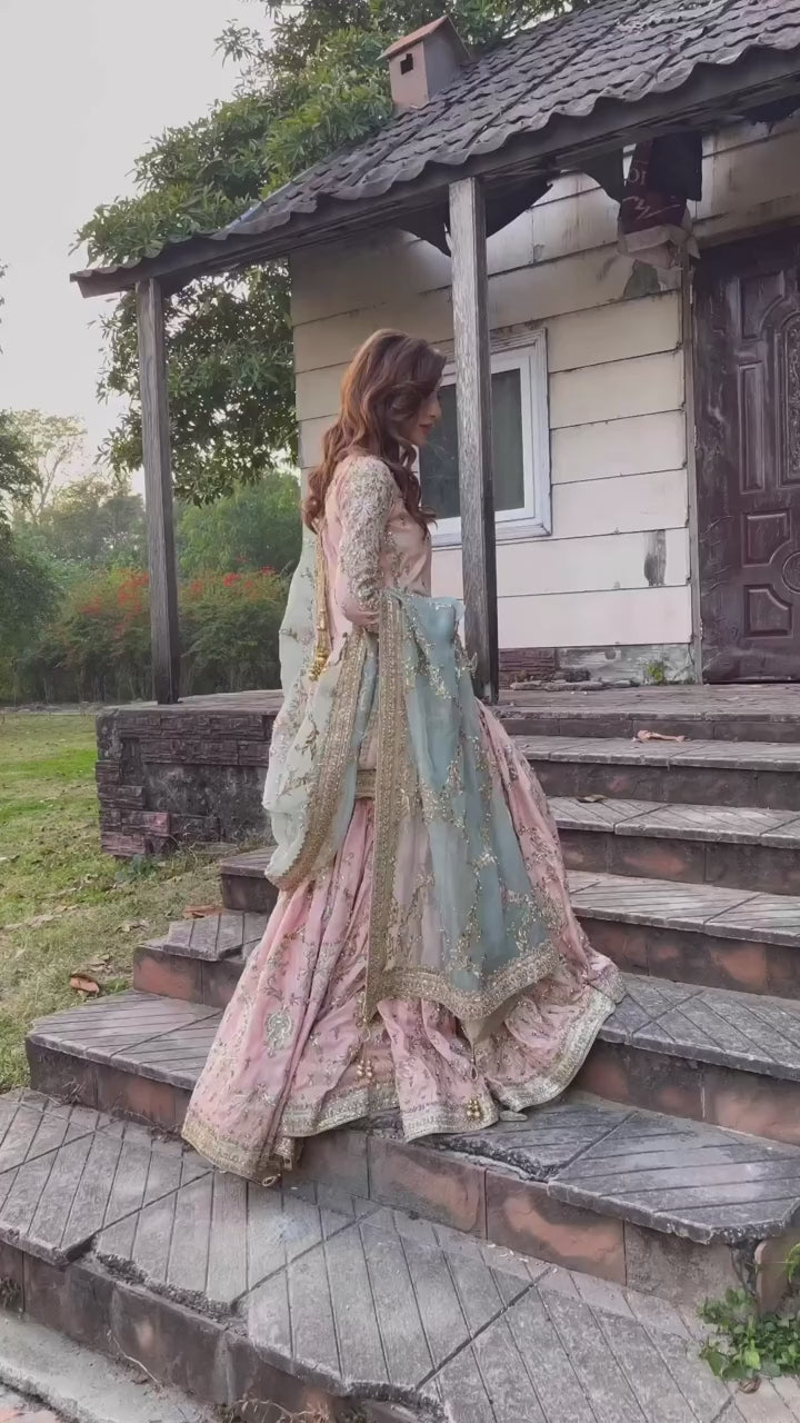 Maha Wajahat Wedding Festive Net Embroidered Collection MAHI