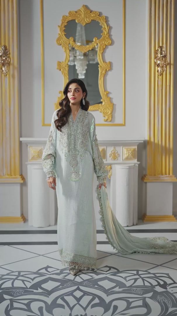 Maria.B Luxury Chiffon Embroidered Unstitched Collection BD-3005