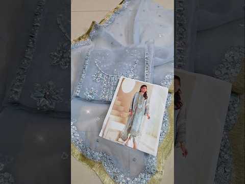 Alizeh Luxury Embroidered Organza 3Pc Unstitched Suit