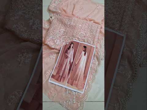 Lavish Premium - Luxury Chiffon Embroidered 3 Piece Unstitched - Blush Petal