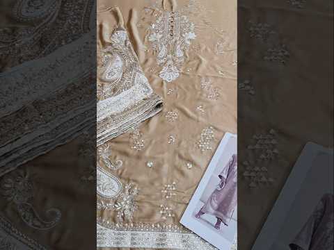 Poshkari Luxury Silk Embroidered 3Pc Unstitched Suit Ethnc PA-122