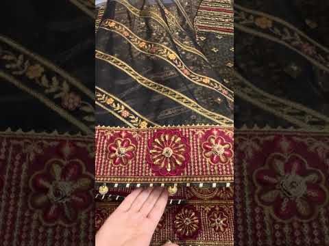 AIK Atelier Luxury Embroidered Organza 3Pc Unstitched Suit AIKWED - A2504 PA-114