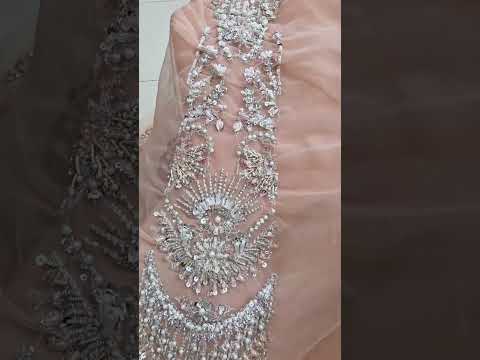 Soraya Luxury Net Hand Emblishment Unstitched Collection Catherine 01