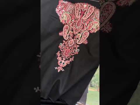 Zara Shahjahan Shab Luxury Cotton Embroidered 3Pc Unstitched Sari PA-230