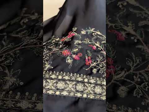 Charizma Luxury Embroidered Chiffon Unstitched 3Pc Suit DJ5-03