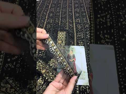 AIK ATELIER Luxury Chiffon Unstitched Embroidered Collection Look 01