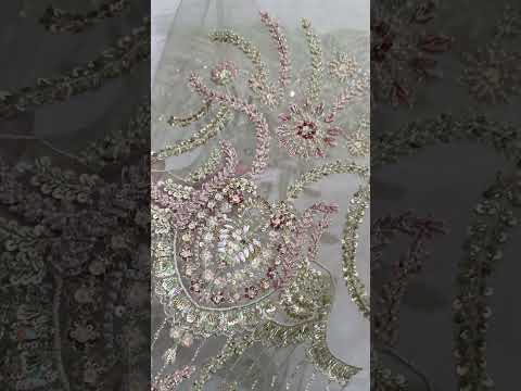 Mysie By Tahira - Kashaf Luxury Net Embroidered 3Pc Unstitched Suit PA-283