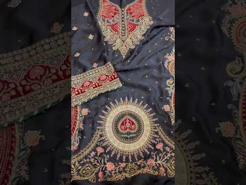 Pehnawa Luxury Raw Silk Embroidered Unstitched 3PC Suit-Kaftan