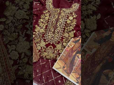 Asim Jofa Luxury Chiffon Embroidered Unstitched Suit PA-139