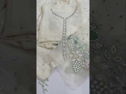 Iznik Luxury Embroidered Silk 3Pc Unstitched Suit UE - 620