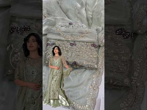 Haris shakeel Luxury Sheesha Silk Embroidered 3Pc Unstitched Suit PA-165