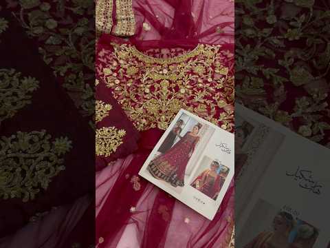 Haris Shakeel-Shifa Luxury Net Embroidered 3 Piece Unstitched Suit PA-189