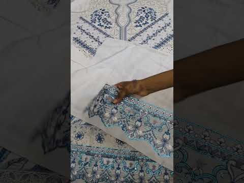 ANEELAS Luxury Chikankari Embroidered Lawn 3PC Unstitched Suit AL-101