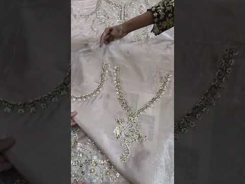 Ayesha Somaya Luxury Myssori Embroidered 3Pc Unstitched Suit-Ayra-17