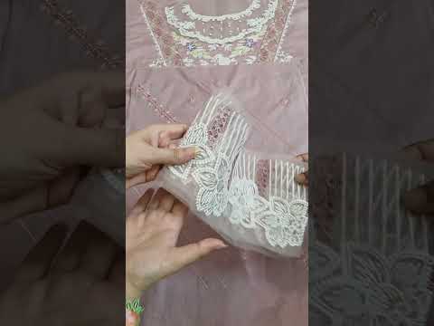 Parishay SLA 09 Luxury Lawn 3 Pc Embroidered | Mauve Shangrila 26