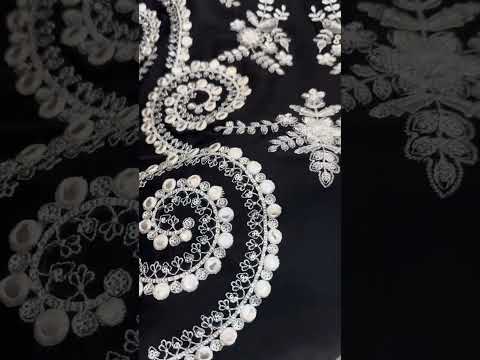 Chantelle by Baroque Unstitched Embroidered Chiffon 3 PC Suit UF-4158 - Festive Collection