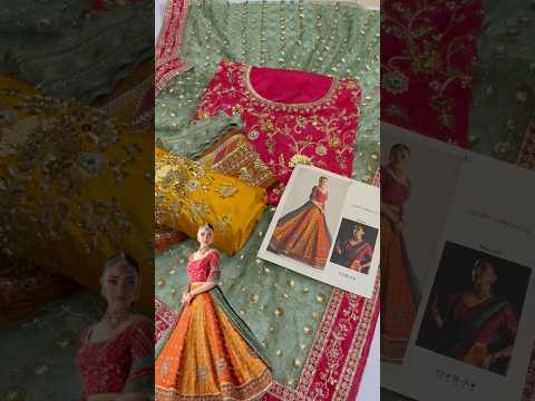 Maria B MC-26V1-14 Merjan Luxury Embroidered Raw Silk 3Pc Unstitched Suit PA-197