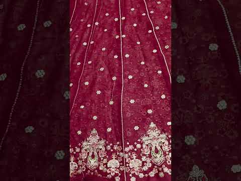 Baroque CH14-05 Luxury Chiffon Embroidered Unstitched 3Pc Suit PA-228