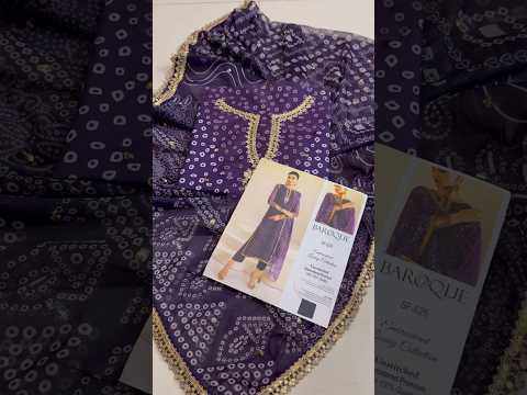 Baroque Luxury Embroidered Swiss Lawn 3Pc Unstitched Suit SF-625