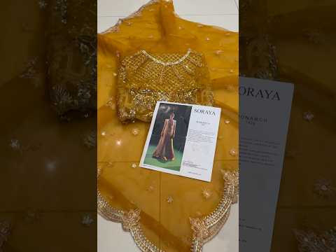 Soraya Luxury Oraganza Embroidered Unstitched Collection MONARCH