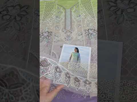 Nureh Luxury Embroidered Lawn 3PC Unstitched Suit Emelfie NE-228