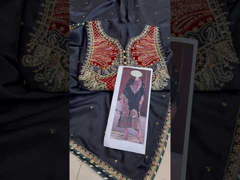 Pehnawa Luxury Raw Silk Embroidered Unstitched 3PC Suit-Kaftan