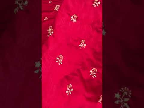 Souchaj By Mehak Junaid Luxury Raw Silk Embroidered Unstitched 3PC Suit- Rosee