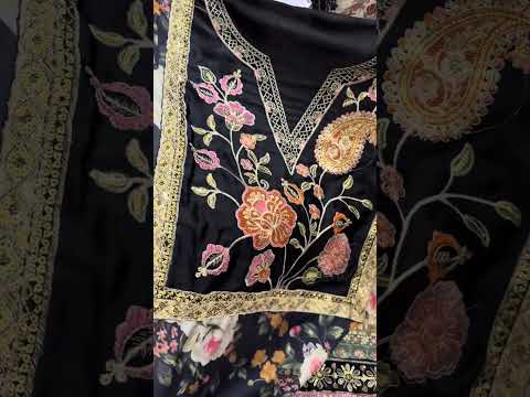 Ethnc E1009/104/902 Luxury Silk Embroidered 3Pc Unstitched Suit PA-311