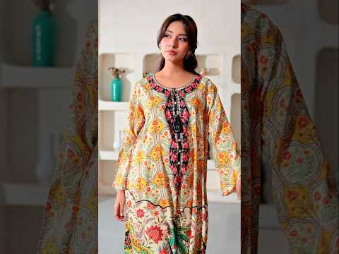 Poshkari Luxury Blended Raw Silk Embroidered 2Pc Stitched Suit PA-110