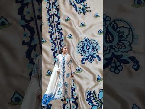Nilofer Grace Luxury Silk Embroidered 3Pc Unstitched Suit PA-253