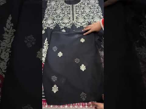 Charizma - Luxury Chiffon Embroidered Unstitched 3 Piece - DJW5-08