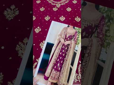 Haris Shakeel Luxury Chiffon Embroidered 3Pc Unstitched PA-124