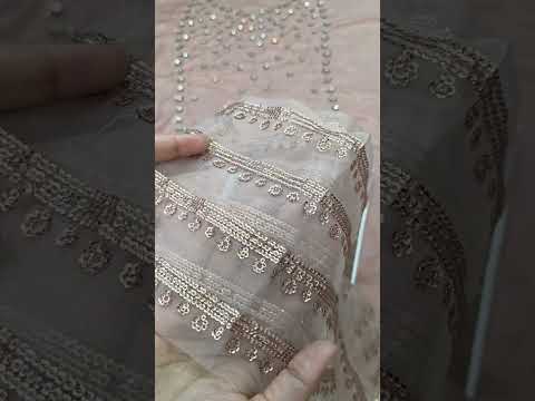 Lulusar - Namil Top Luxury Raw Silk Embroidered Unstitched / Stitched 3Pc Suit PA - 236