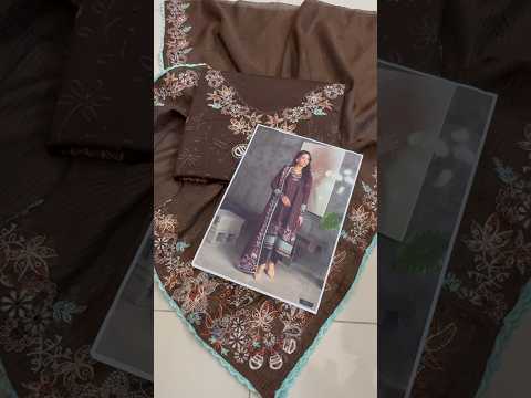 Mahmair Luxury Embroidered Lawn 3Pc Unstitched Suit K-02
