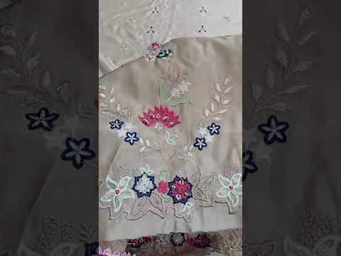 Poshkari Luxury Sheesha Silk Embroidered Unstitched 3PC Suit PA-136