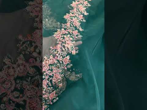 Hussain Rehar Noor Lepoque Luxury Raw Silk Embroidered 3 Piece Unstitched Suit PA-245