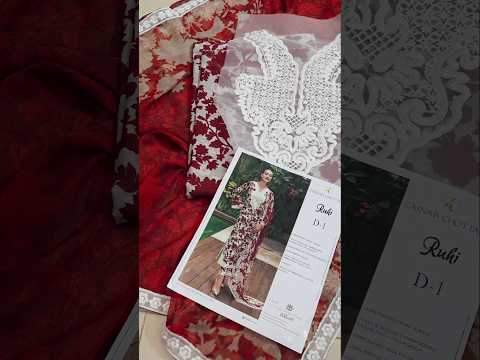 Zainab Chottani - Ruhi - Lawn Embroidered Unstitched 3 Piece