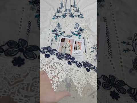 Maria.B Luxury Lawn Unstitched 3 Pc Embroidered Suit D-2609-B