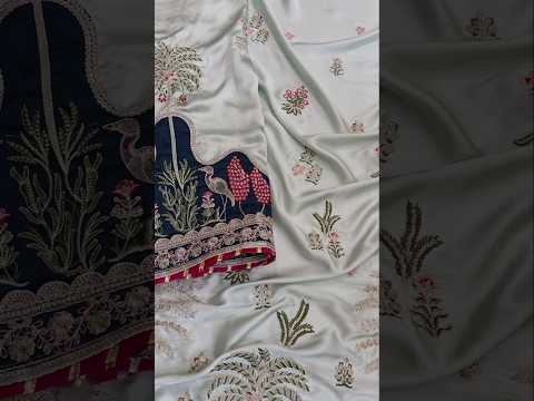 Pehnawa Luxury Silk Embroidered 3Pc Unstitched Suit Nainpreet