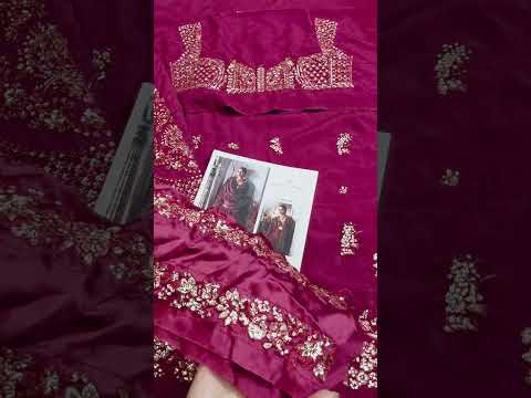 Hussain Rehar - Luxury Raw Silk Embroidered Unstitched 3 Piece - Gulpanra