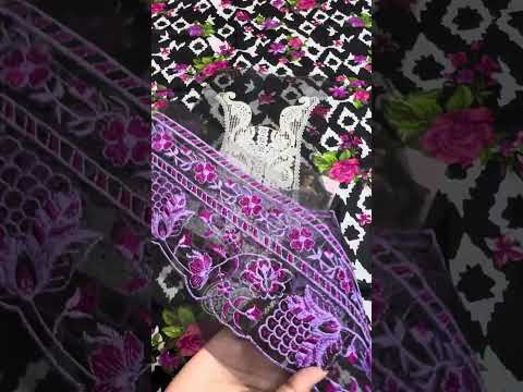 Nureh Chikankari Lawn Suits Unstitched 3 Piece D-05 Daily Delights