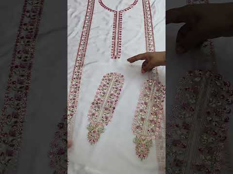 Aneelas Luxury Silk Embroidered 3Pc Unstitched Suit Fc - 30