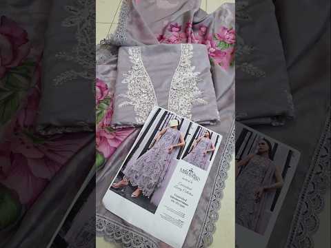 Maria B Luxury Embroidered Lawn 3Pc Unstitched Suit EL-26-12