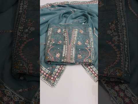 Gulaal Luxury Embroidered Chiffon 3Pc Unstitched Suit Desir