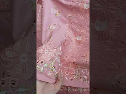 Faiza Saqlain AYA Embroidered Luxury Lawn 3Pc Unstitched Suit - ASJA