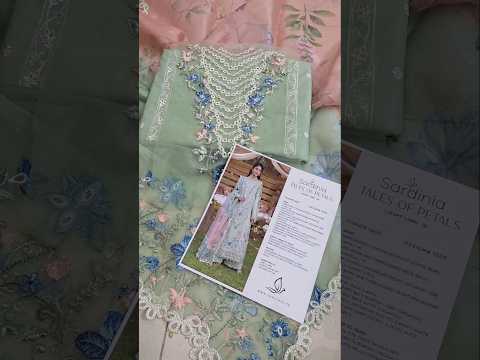 Sardinia - Luxury Lawn Embroidered Unstitched 3 Piecea - SUMMER SAGE