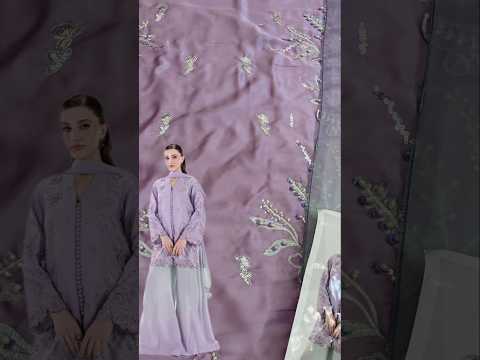Amave AM-56 Luxury Silk Embroidered 3Pc Unstitched Suit PA-240