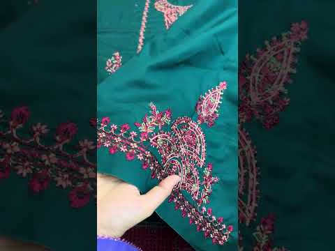 Hussain Rehar - Luxury Lawn Embroidered Unstitched 3 Piece - Marjaan