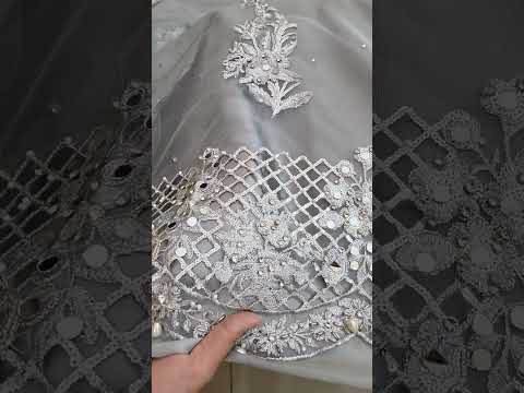 Sarah Atif Luxury Net Embroidered Unstitched Suit