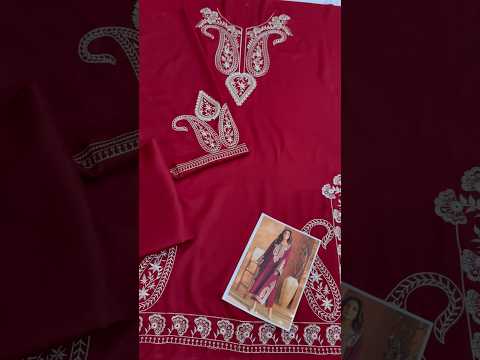 Poshkari Mahveen Luxury Dhanak Lawn Embroidered 2Pc Unstitched Suit PA-200
